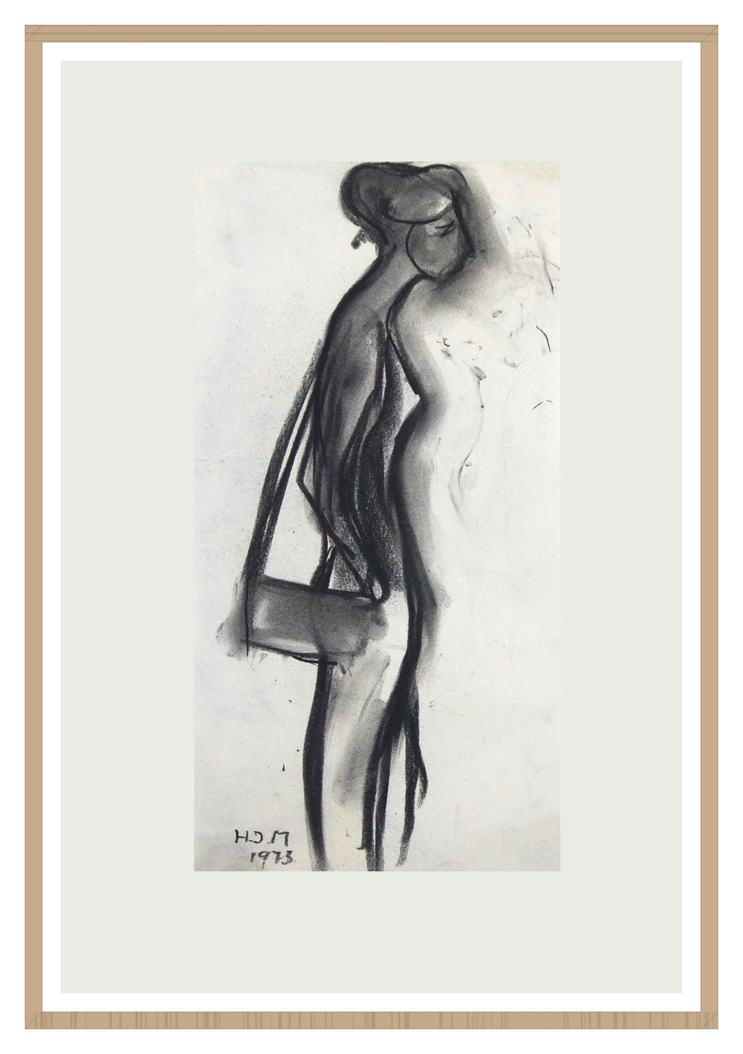Frauenakt mit Tasche – More views 1