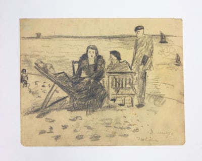 Gespräch am Strand