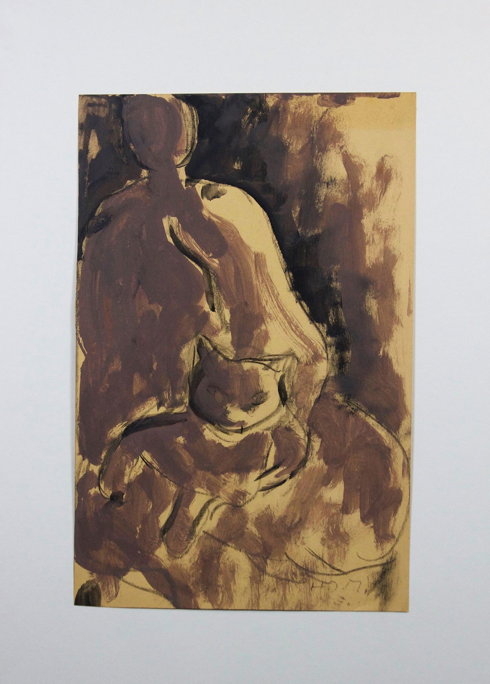 Frau mit Katze im Schoss – More views 1
