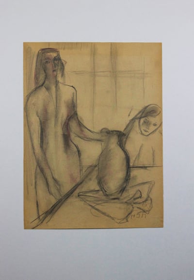 Zwei Frauen mit Krug