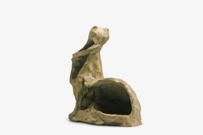 Horchende Katze