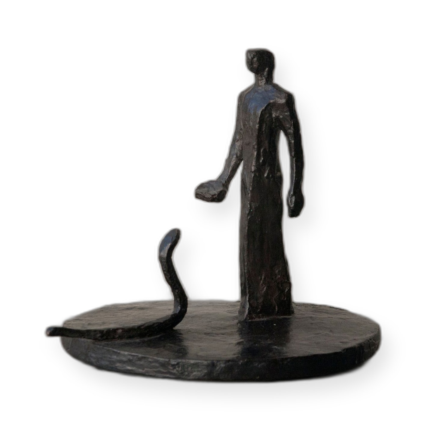 Kleine Figur mit Schale und Schlange – Altre viste 2