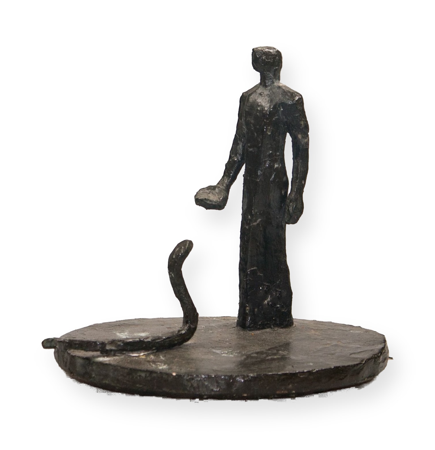 Kleine Figur mit Schale und Schlange – Altre viste 3